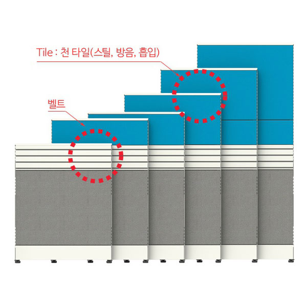공간시스템 > 넥스-알(Nex-R) 파티션  > 벨트패널  > 넥스-알 사무실 파티션 시리즈 벨트패널-높이 1553mm